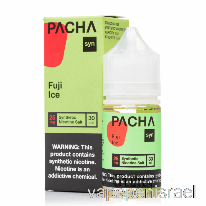 חד פעמי Vape Israel Fuji Ice - מלחי Pacha Syn - 30 מ"ל 25 מ"ג